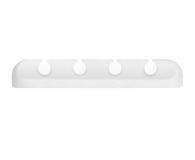 Kabel komputerowy SILVER MONKEY Samoprzylepny organizer na 4 kable (biały) SM-COS-4W